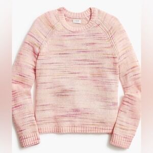 J. Crew Women's Raglan Pink Spade - Dyed Sweater, Size S